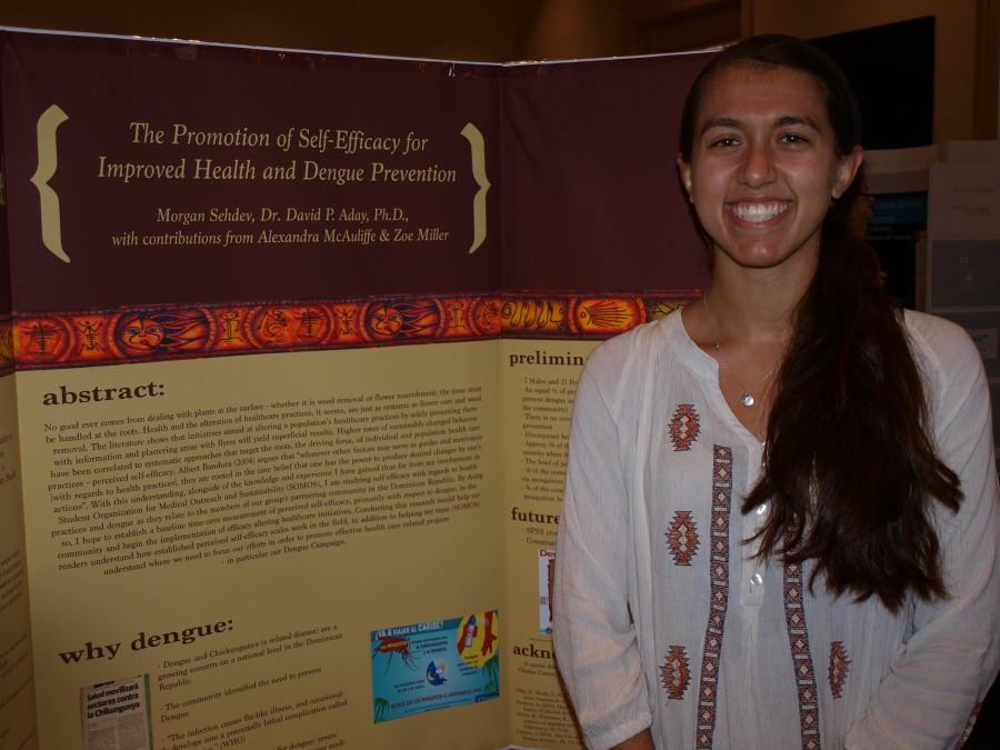Morgan Sehdev '17 worked on this research project the summer after her freshman year. 